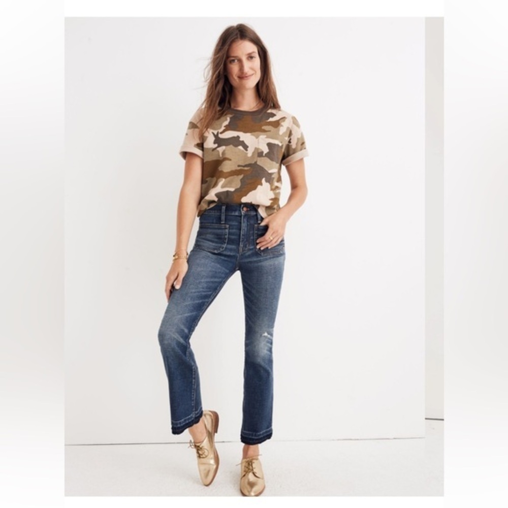 Madewell Cali-Boot Jean Patch Pocket Edition Size Women’s 28 Color Blue